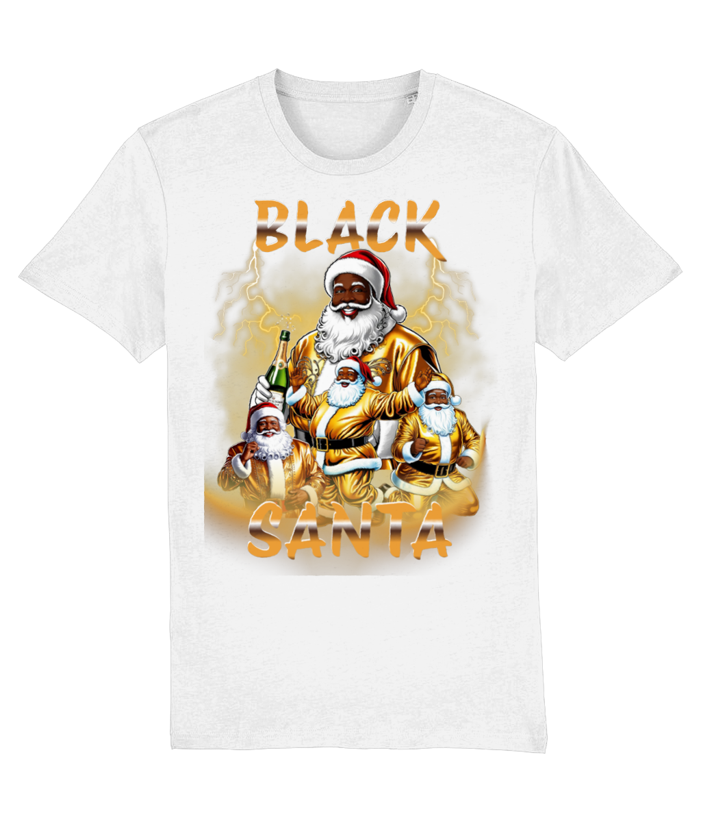 Black Santa T-Shirt