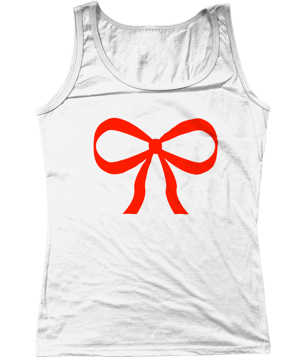 Vintage Red Bow Tanktop